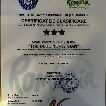 דירה The Blue Norwegian House